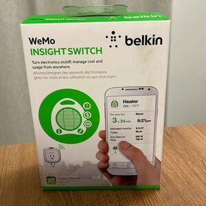 Belkin WeMo Insight Switch Smart Wi-Fi Home Remote Power Plug